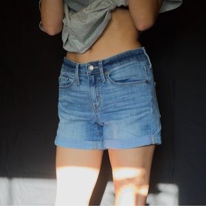 Womens denim shorts